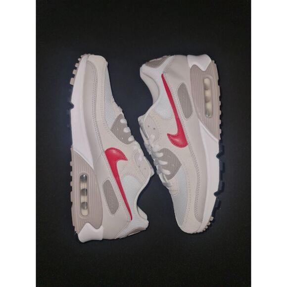 Nike Air Max 90. SIZE 9 White College Vast Grey University Red - DM0029-113 - Picture 7 of 8